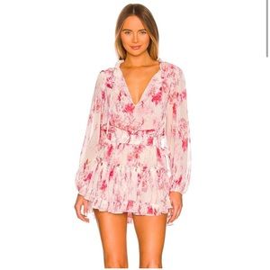 Misa Los Angeles Lorena Mini Dress Abstract Floral